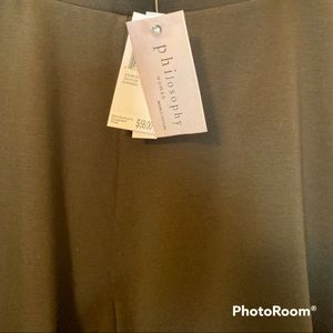 NWT Philosophy Olive Green Pants